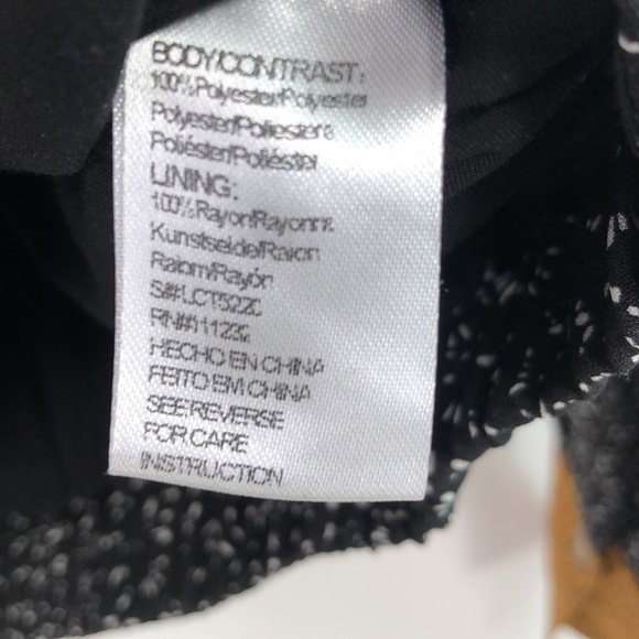 Lucca- Brown / Black Collared Front Button Blouse - Picture 9 of 9